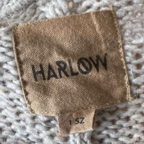 Harlow Women Open Front Short Sleeve Knit Cardigan Sweater Size 1 White - Picture 4 of 4